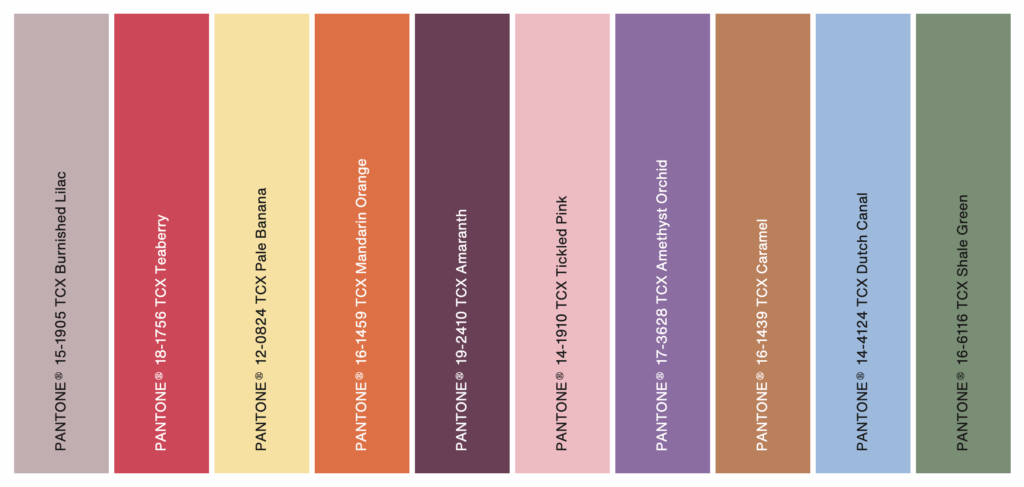 this is a picture of a color palette - emerging color palette trends in 2026