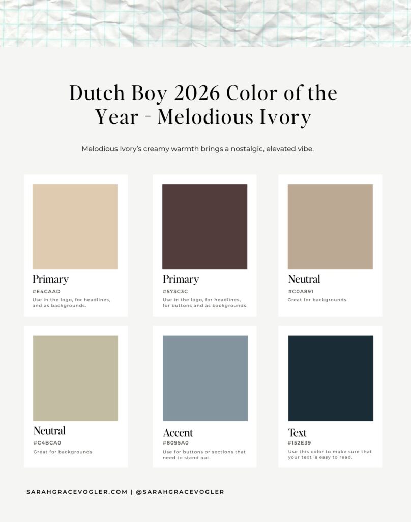 a neutrals color palette - trending color palettes in 2026
