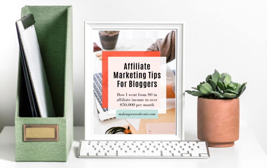 this image is of the ebook affiliate markerting tips for bloggers ebook.