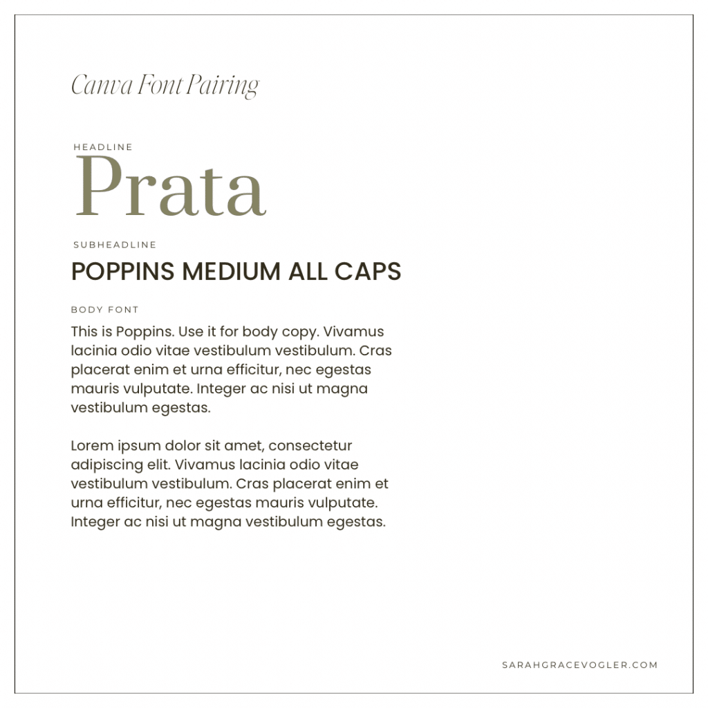 canva fonts that go together