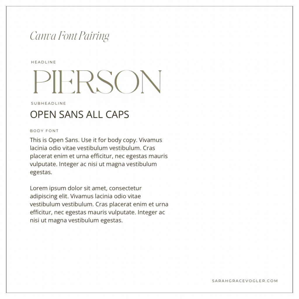 canva fonts that go together