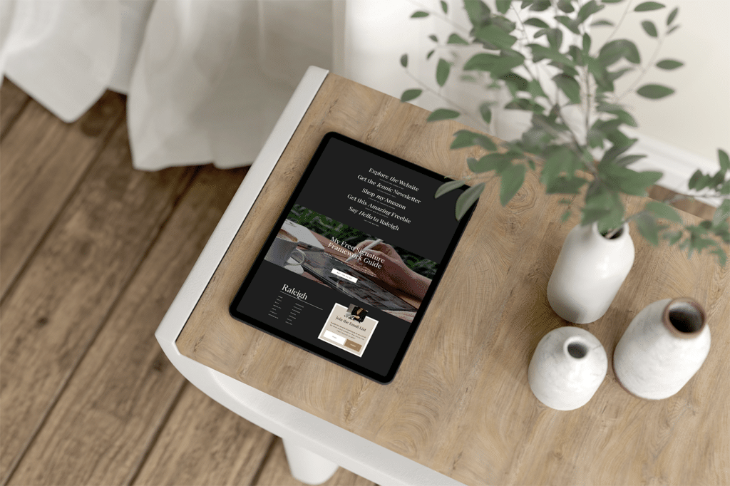 mockup of showit website for showit vs. squarespace