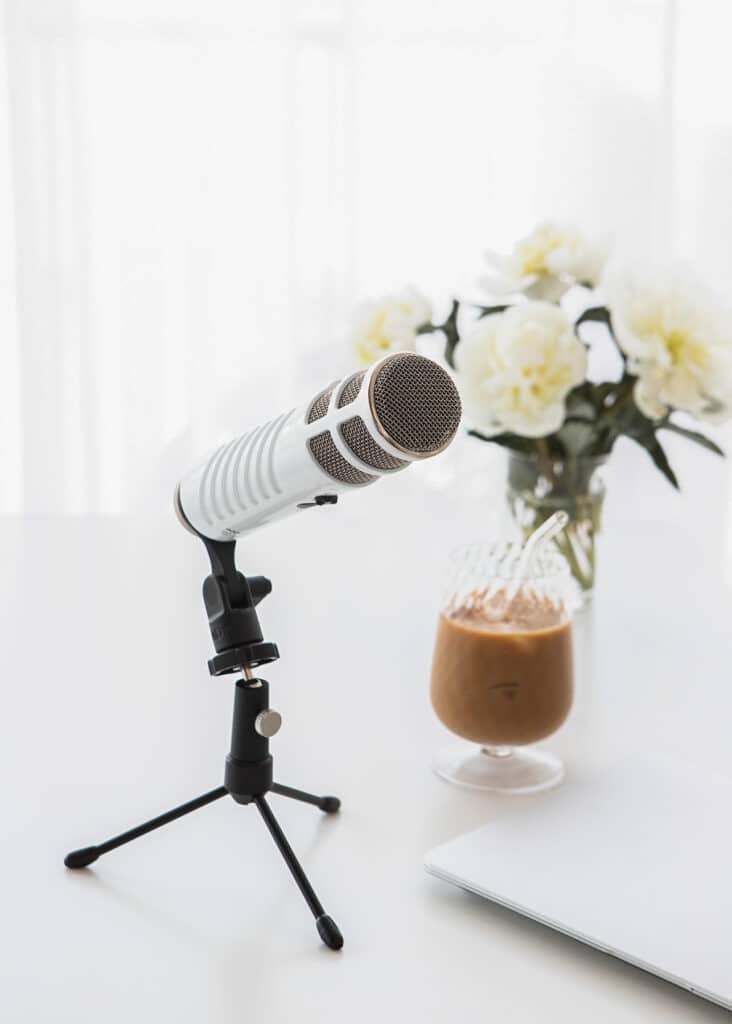 microphone on desk