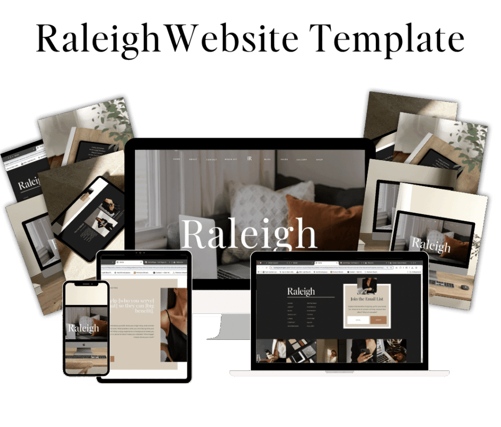 showit website template